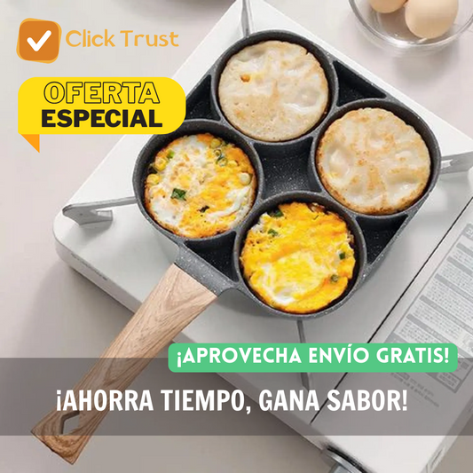Sartén 4 espacios